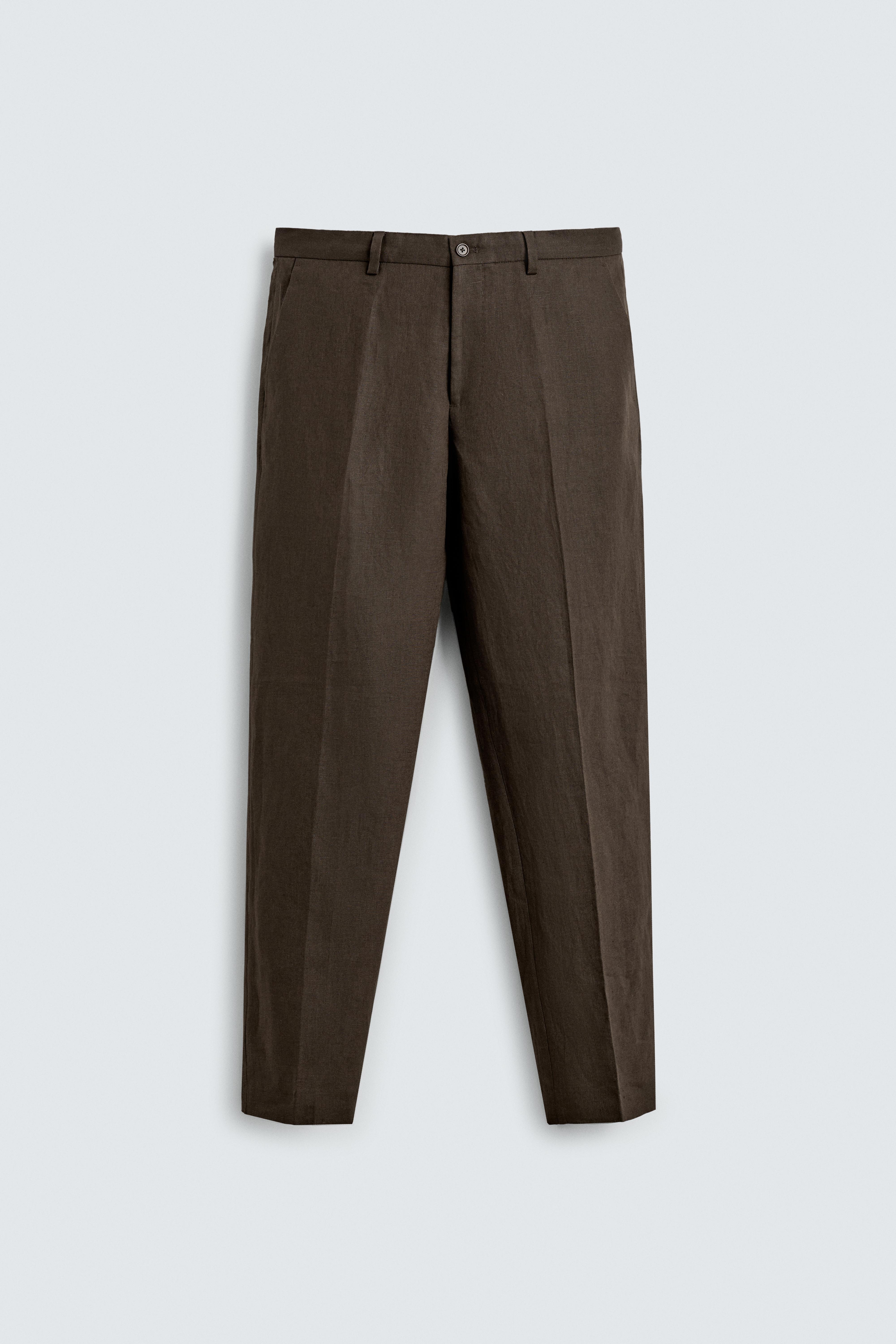 100% LINEN SUIT PANTS